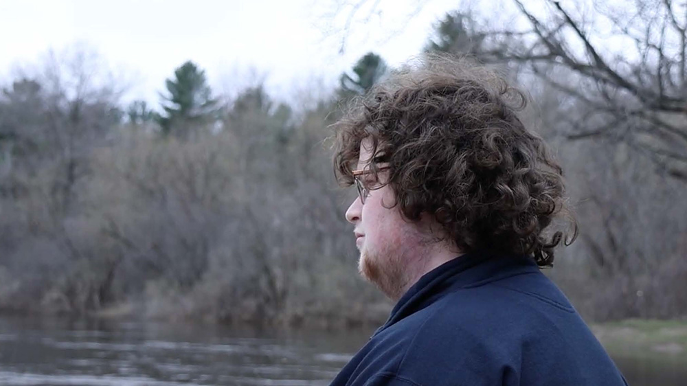 Man in the woods By Kyle Knitter